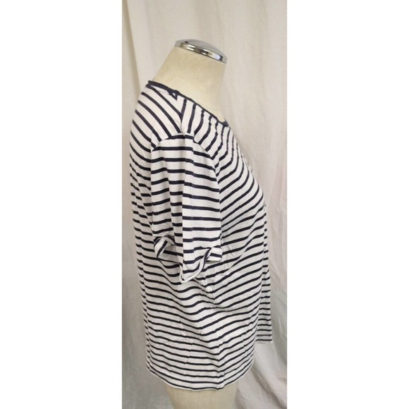 Cayana Top Stripe Cropped Large Short Sleeves (F) - Picture 4 of 6